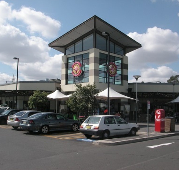 Commercial buildings in Pemulwuy and Old Guildford, NSW