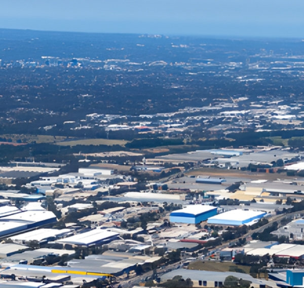 Commercial buildings in Wetherill Park Industrial Estate, NSW